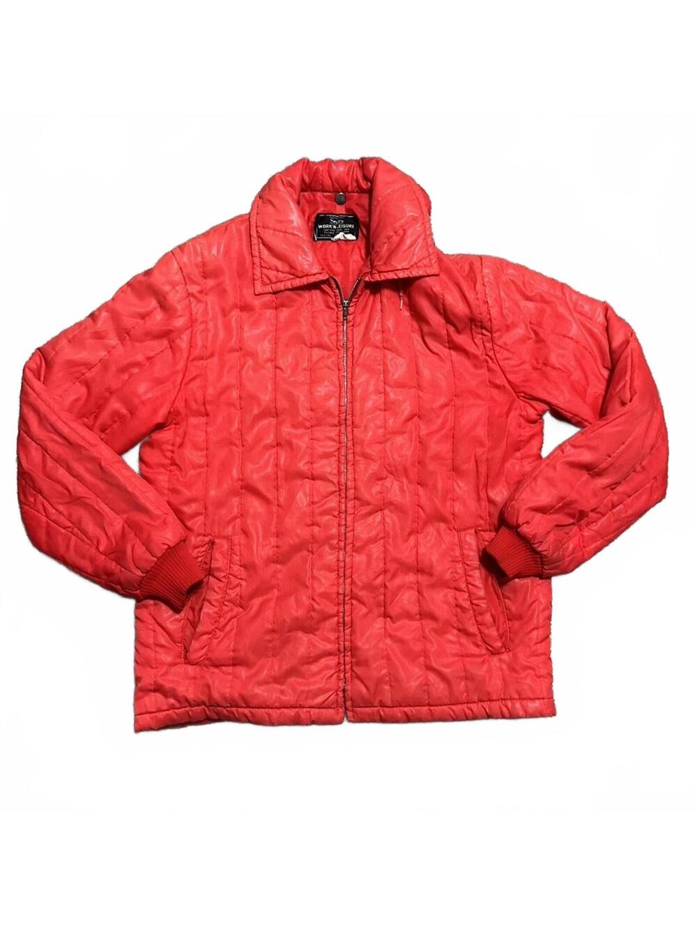 60s True Vintage Sear Work-Leisure Light Weight Down Puffer Jacket Size M